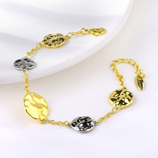 Unique Big Gold Plated Fashion Bracelet