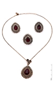 Picture of Trusted Red European 3 Pieces Jewelry Sets