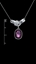Show details for The Youthful And Fresh Style Of Geometric Purple Collar 16 OR 18 Inches
