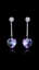 Show details for Fabulous Swarovski Element Heart & Love Drop & Dangle