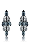 Picture of Simple And Elegant Platinum Plated Crystal Drop & Dangle