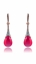 Show details for Good Quality Opal (Imitation) Rose Gold Plated Drop & Dangle