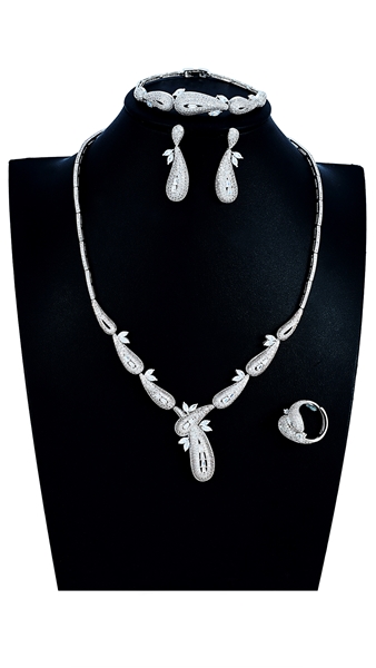 Picture of Trendy Design Luxury Big 4 Pieces Jewelry Sets