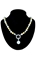 Show details for Unique And Creative Platinum Plated Big Collar 16 OR 18 Inches