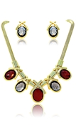 Picture of Fair Glass Gold Plated 2 Pieces Jewelry Sets