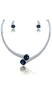 Picture of Best-Selling Dark Blue Zinc-Alloy 2 Pieces Jewelry Sets