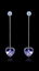 Show details for New Step Swarovski Element Colourful Drop & Dangle