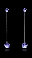 Picture of Cheaper Zinc-Alloy Floral Drop & Dangle