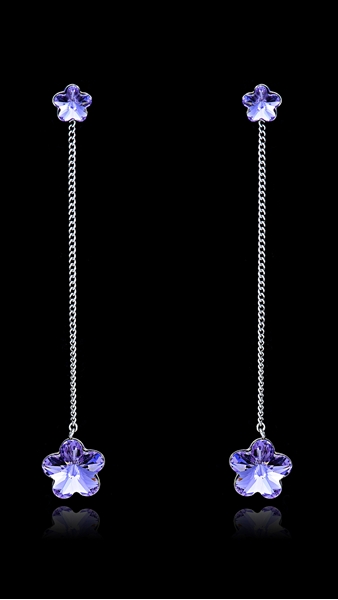 Picture of Cheaper Zinc-Alloy Floral Drop & Dangle