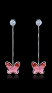 Picture of Attractive And Elegant Swarovski Element Zinc-Alloy Drop & Dangle