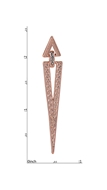 Picture of First Class Rose Gold Plated Zinc-Alloy Drop & Dangle