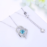 Picture of Kind  Platinum Plated Blue Necklaces & Pendants