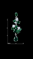 Picture of High Quality Cubic Zirconia Luxury Drop & Dangle