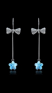 Picture of Unique Design Platinum Plated Zinc-Alloy Drop & Dangle