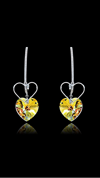 Picture of Well Made Colourful Swarovski Element Drop & Dangle