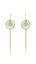 Show details for Modern Enamel Gold Plated Drop & Dangle