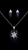Picture of Online Wholesale Dark Blue Cubic Zirconia 2 Pieces Jewelry Sets