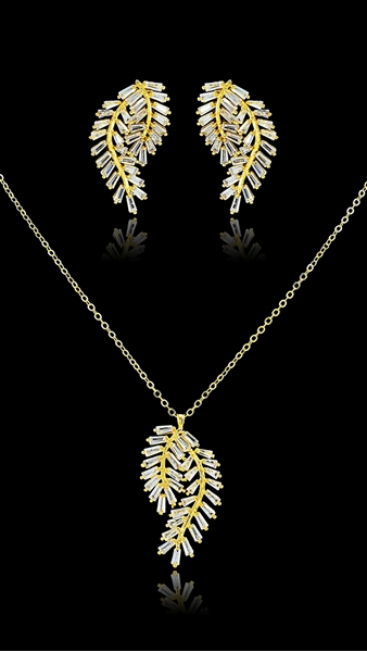 Picture of Online Shopping Luxury Brass 2 Pieces Jewelry Sets