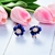 Picture of Sparkling And Fresh Colored Rose Gold Plated Europen Style Stud