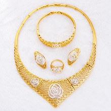 Show details for China Zinc-Alloy Dubai Style 4 Pieces Jewelry Sets