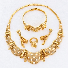 Show details for Popular Big Zinc-Alloy 4 Pieces Jewelry Sets