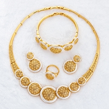 Show details for Top Big African Style 4 Pieces Jewelry Sets