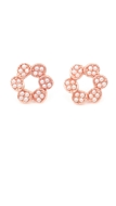 Picture of Attractive And Elegant Rose Gold Plated Venetian Pearl Earrings