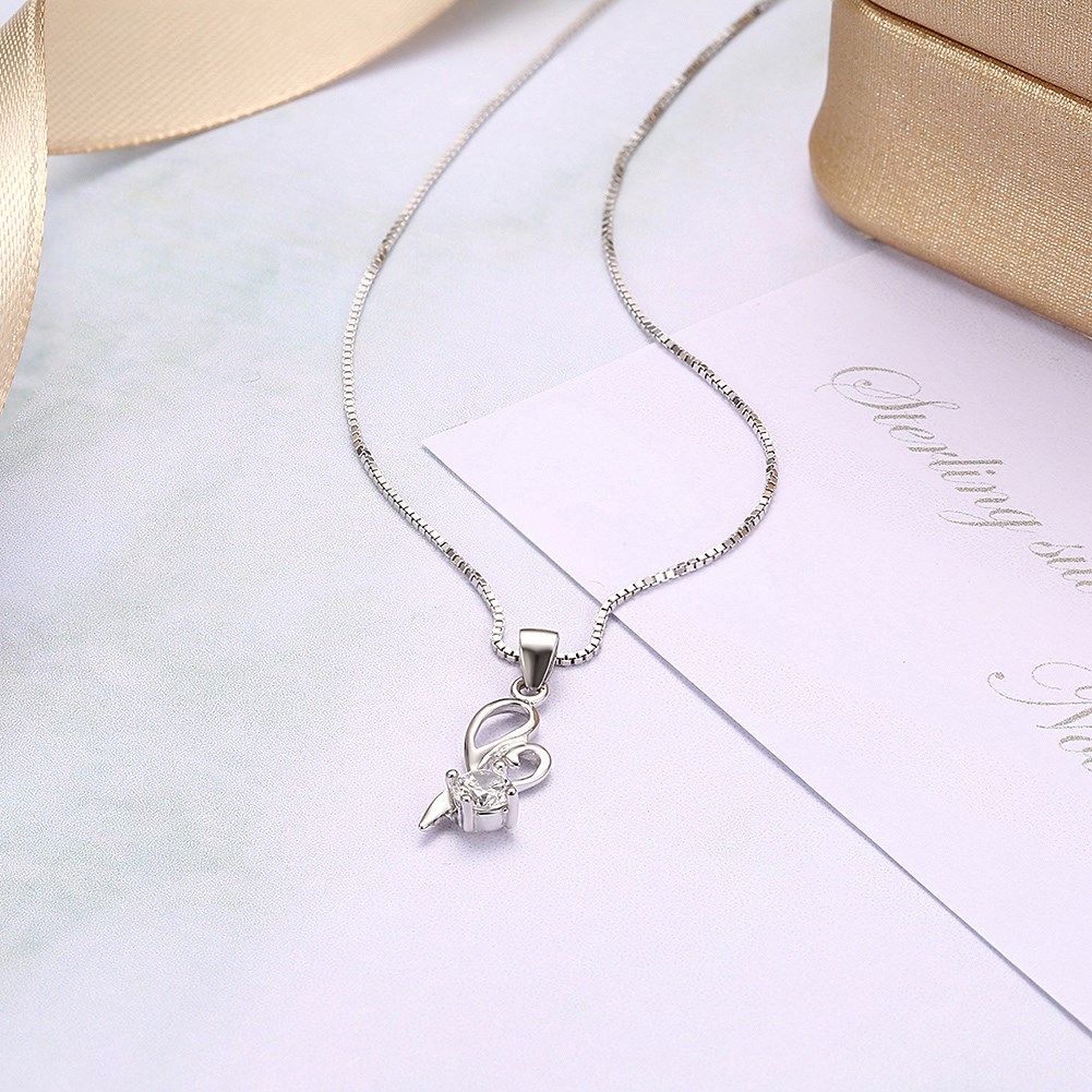 Simple And Elegant Platinum Plated Necklaces & Pendants