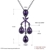 Picture of Customized Designs Purple Gunmetel Plated Necklaces & Pendants