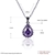 Picture of Hot-Selling Gunmetel Plated Purple Necklaces & Pendants