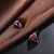 Picture of Long Lasting Red Gunmetel Plated Stud 
