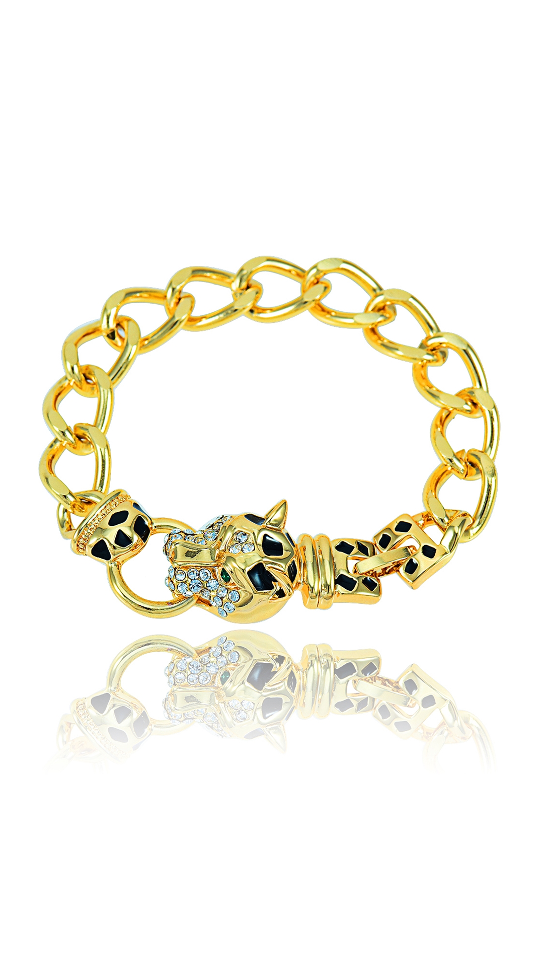 Customized Big Rose Gold Plated Bracelets