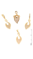 Picture of Customized Gold Plated Brazilian Style Jewelry 3 Pieces Jewelry Sets
