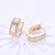 Picture of Exquisite Platinum Plated Huggies Earrings