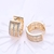Picture of Touching And Cute Platinum Plated Huggies Earrings