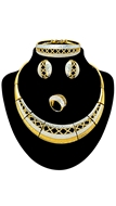 Picture of Fashionable And Modern Dubai Style Big 4 Pieces Jewelry Sets