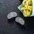 Picture of Individual Design On  Brass Platinum Plated Stud 