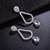 Picture of Cubic Zirconia White Dangle Earrings 1JJ042438E