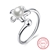 Picture of Cheaper Venetian Pearl Platinum Plated Fashion Rings