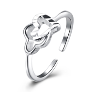 Picture of Fair Platinum Plated Fashion Rings