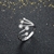 Picture of Superior Platinum Plated White Fashion Rings