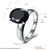 Picture of Enchanting Black Stainless Steel Fashion Rings