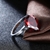 Picture of Attractive And Elegant Red Platinum Plated Fashion Rings
