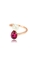 Show details for Delicate Curvy Small Rose Gold Plated Fashion Rings