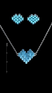 Picture of Amazing Casual Platinum Plated 2 Pieces Jewelry Sets