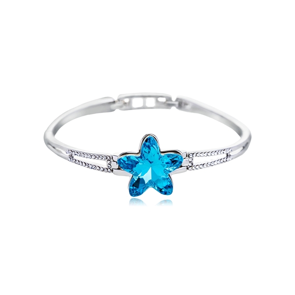 Picture of Online Accessories Wholesale Exquisite Sea Blue Bracelets