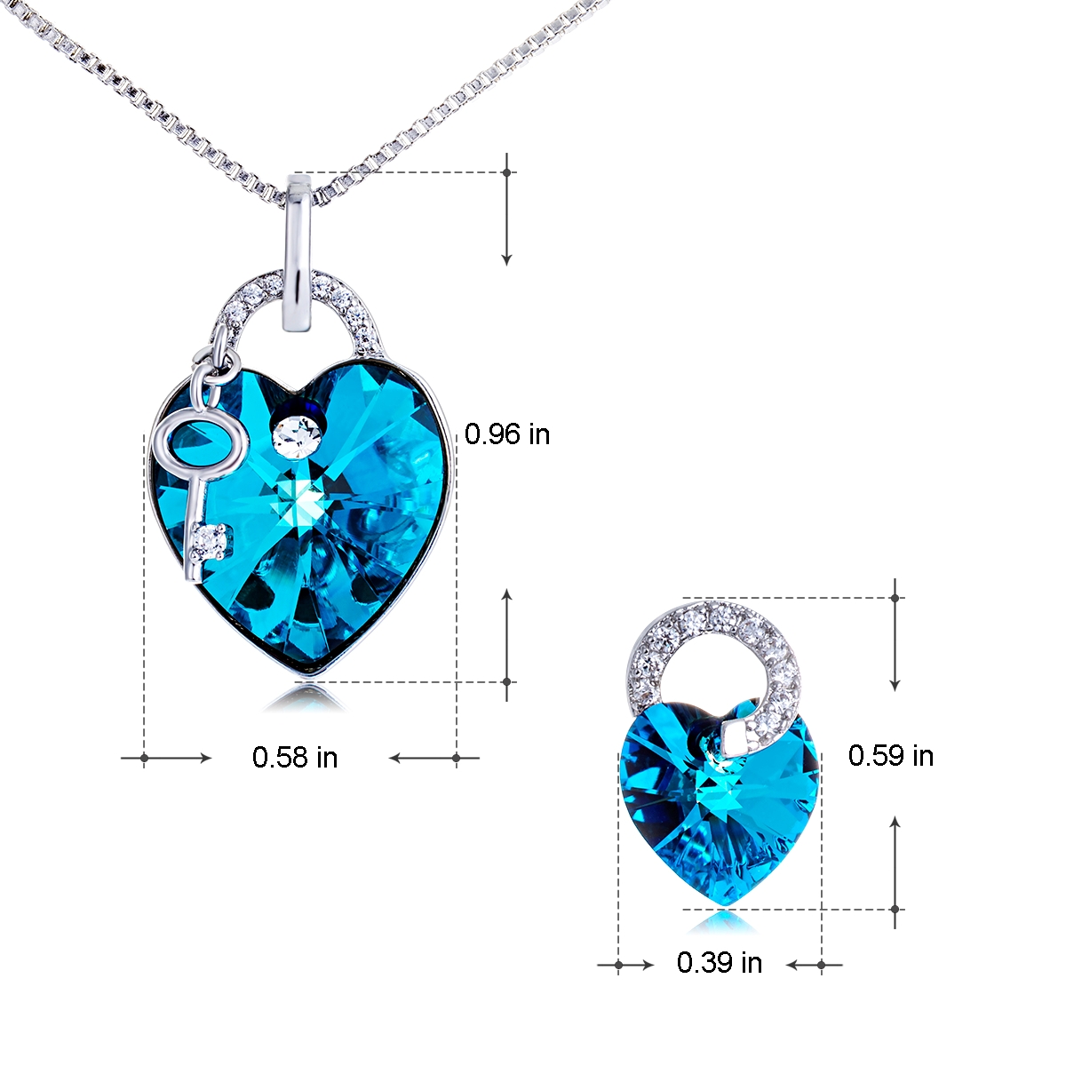 polar blue swarovski
