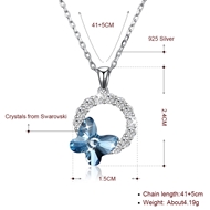 Picture of  16 Inch 925 Sterling Silver Pendant Necklaces 3LK053652N