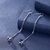Picture of  Swarovski Element Simple Dangle Earrings 3LK053689E