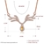 Picture of Copper Or Brass Cubic Zirconia Short Chain Necklaces 3LK053782N
